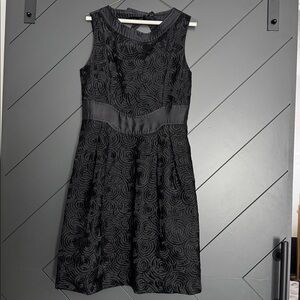 Sportmax Black Satin Dress